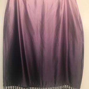 Silk ombré colored New York & Co skirt